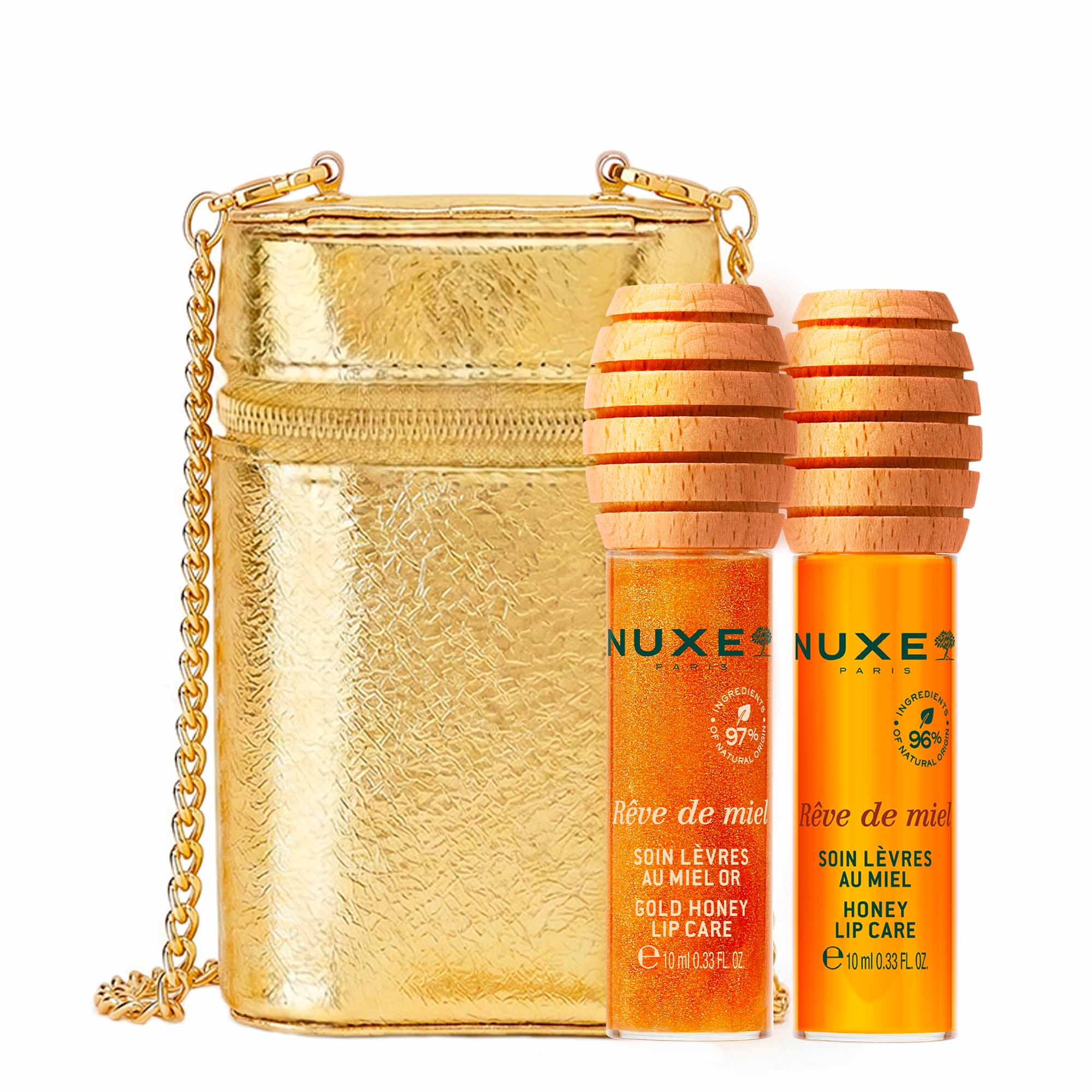 Duo soin lèvres avec étui doré - NUXE
