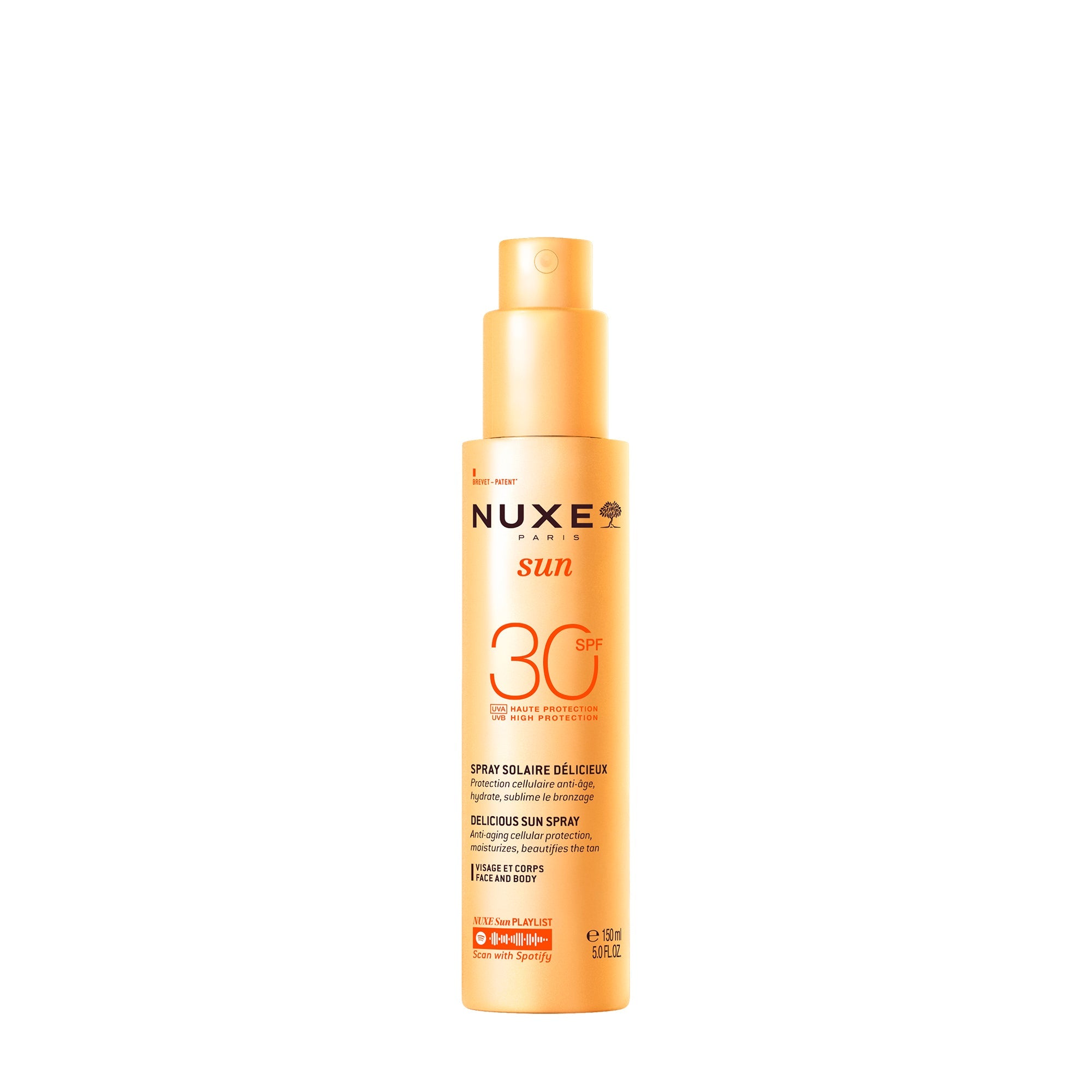 Spray Solaire Délicieux Haute Protection SPF30 visage et corps - NUXE