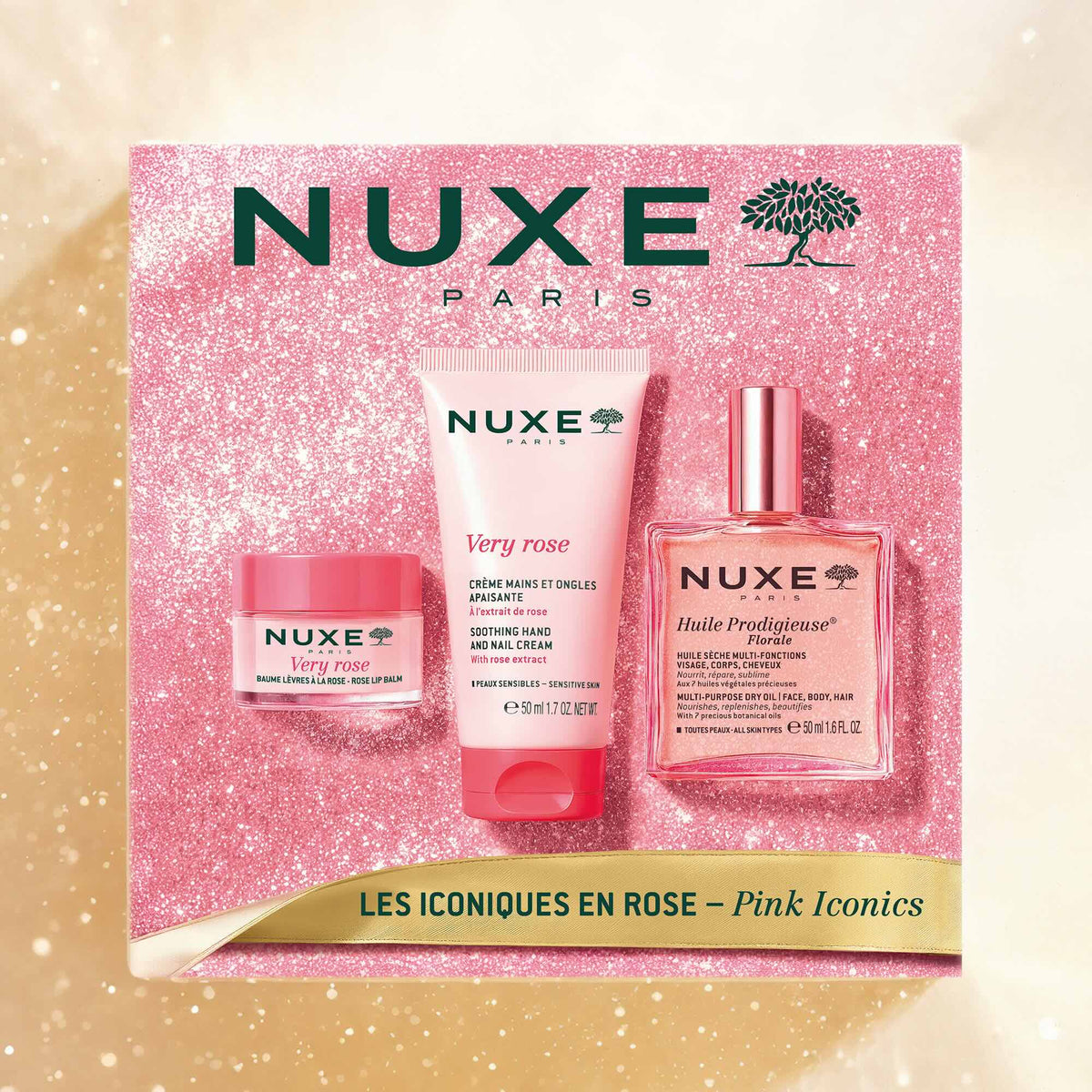 Coffret Noël Les Iconiques en Rose