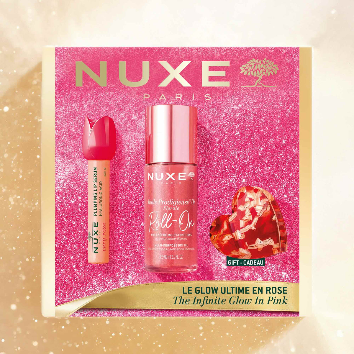 Coffret Noël Le Glow Ultime en Rose