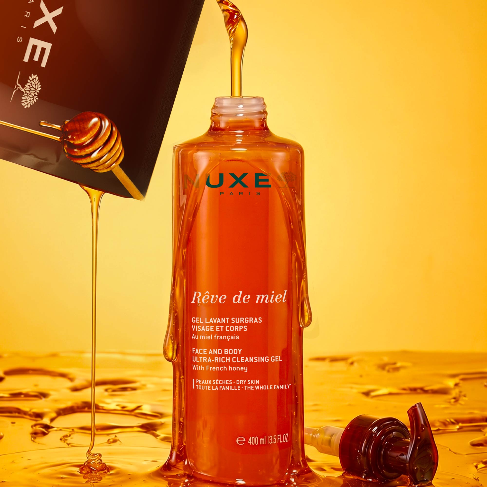 Gel lavant surgras visage et corps & sa recharge