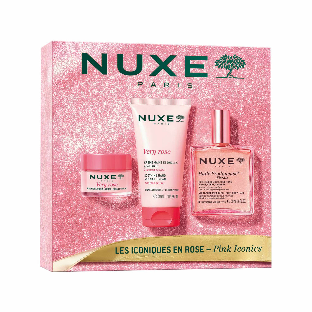 Coffret Noël Les Iconiques en Rose - NUXE