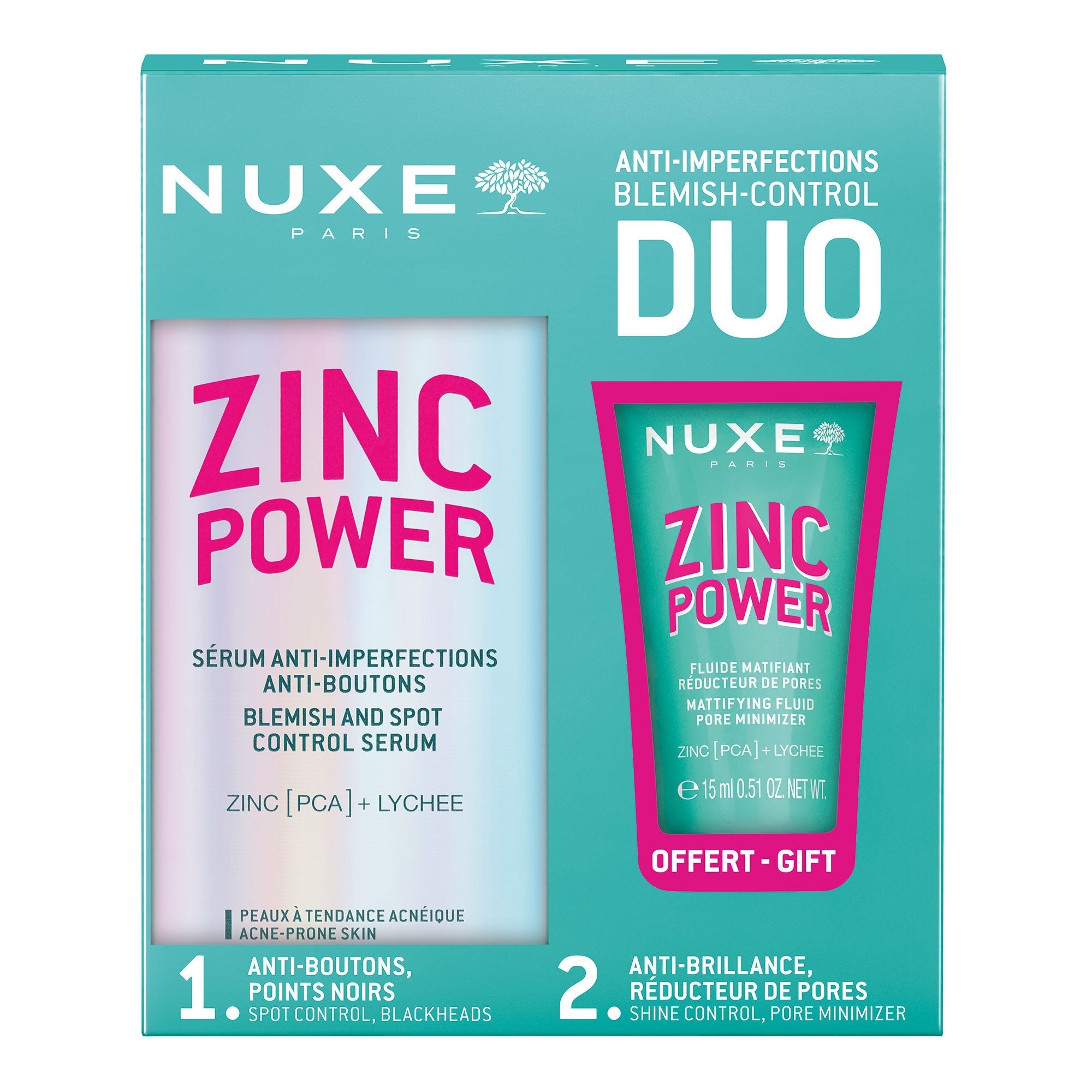 Duo Anti - Imperfections Zinc Power - NUXE