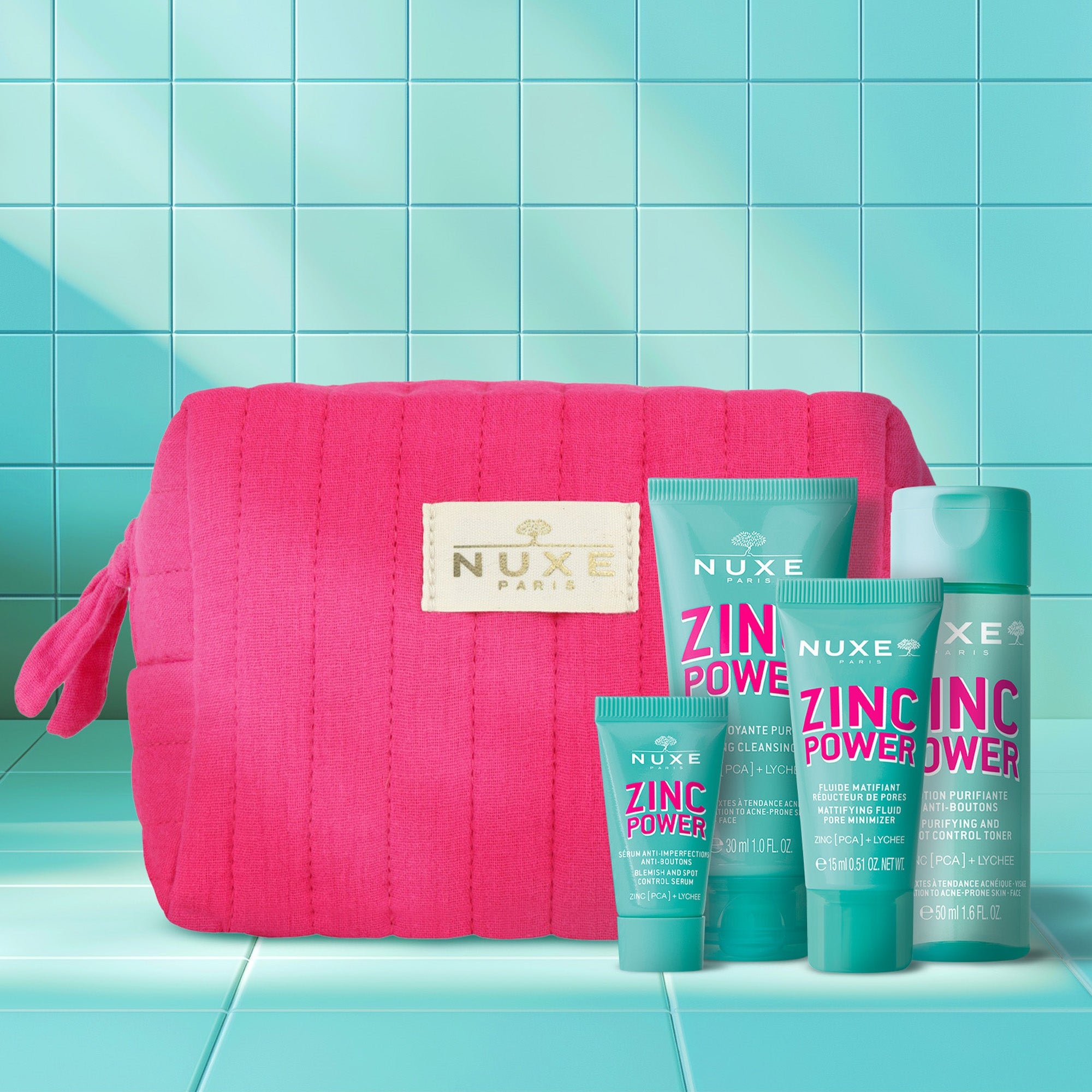 Ma routine de voyage anti - boutons, Zinc Power - NUXE