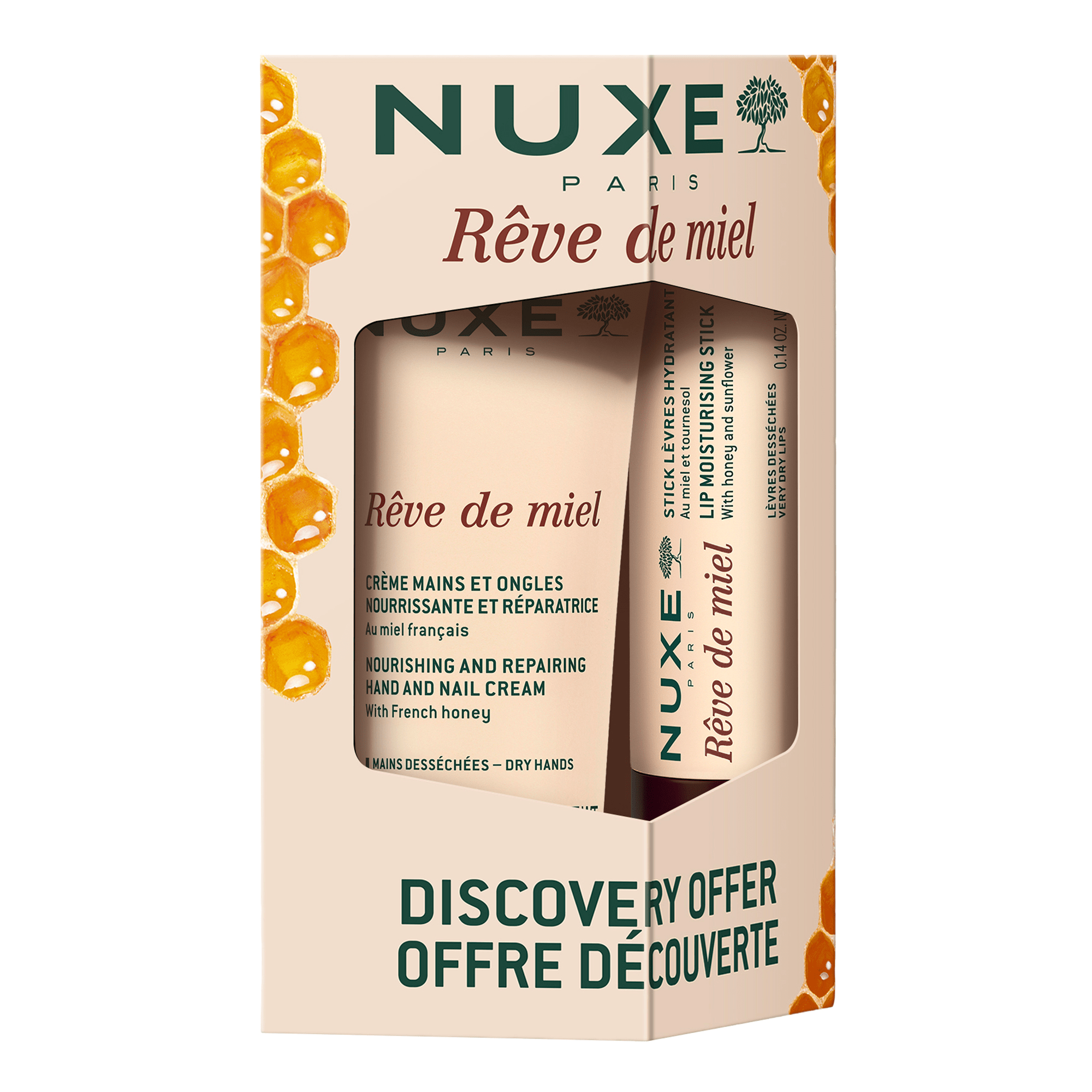 Rêve de Miel - Offre découverte mains et lèvres - NUXE